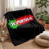 Portugal-Themen-Decke Weiche Flanelldecke Plüsch-Überwurf Gemütliche Sofa-Bett-Decke für Heimdekoration