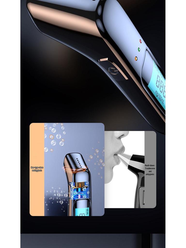 High Precision Car Breathalyzer Alcohol Detector for Drunk Driving Prevention