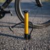 Aluminum Alloy Tire Inflator Mini High Pressure Bike Pump, Portable Air Pump with Foldable Pedal, for Road Mountain Bicycle Motorbike Motorcycle