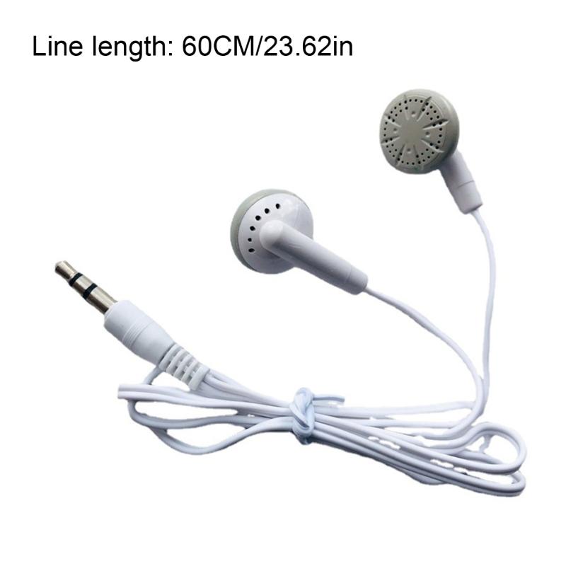 Universal 3.5mm Corded Earbud For Smartphones Tablets Laptops Tangles Resistant Design for Various Mobile Devices