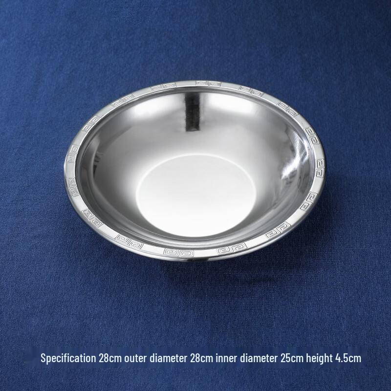 Qianxing 201 Stainless Steel Multi-Use Basins (5-Pack)