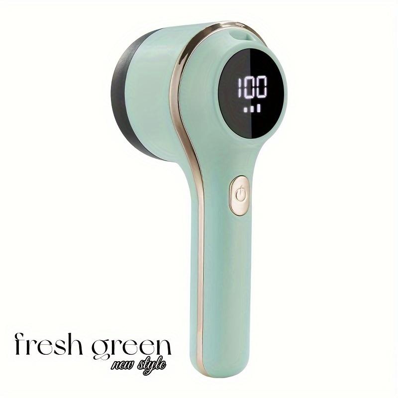 

1 шт., USB-перезаряджувана бритва для тканини та засіб для видалення ворсу - портативний і потужний для одягу, постільної білизни та меблів зелений