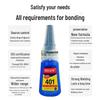 Korean Style 401 Strong Bonding Super Glue, Low Whitening, Oil-Based, 20g - Ideal for Iron Shoe Repairs, Metal, Plastic, and Ornament Use.