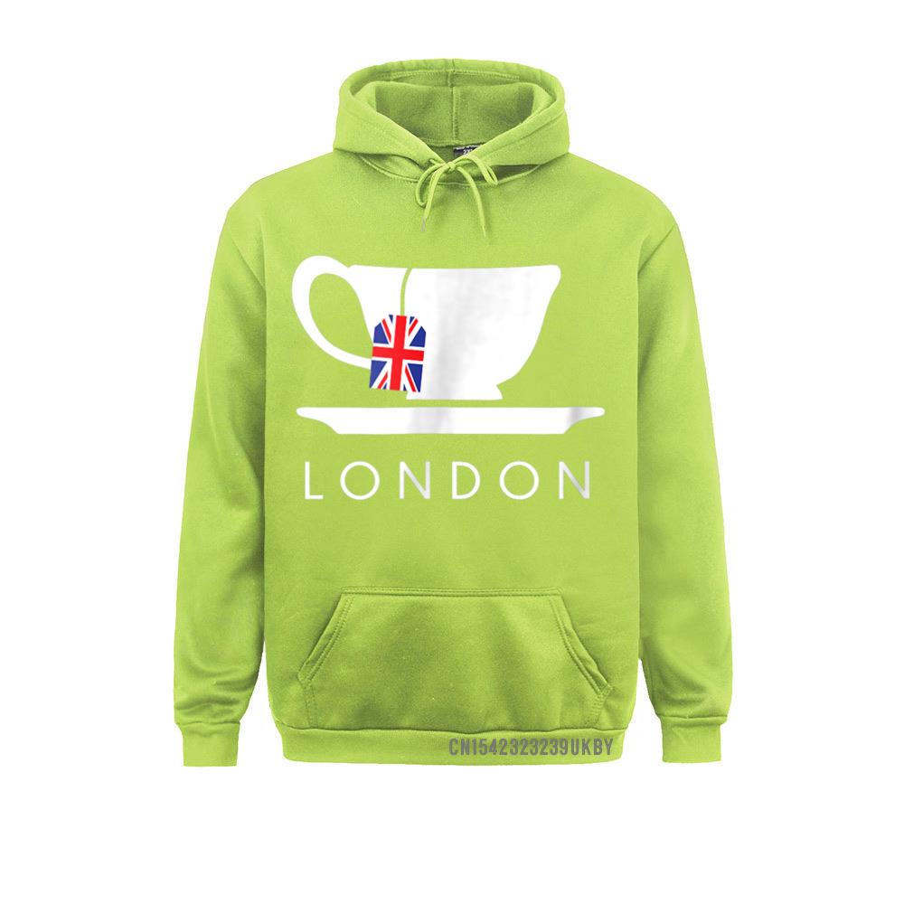 London UK Tea Harajuku Cool British Teacup Gift Sweatshirts April FOOL DAY Normal Hoodies Long Sleeve New Design Clothes Unisex's
