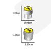 4pcs Prancing Moose Emblem Car Wheel Tire Stem Air Valve Caps Covers For Volvo Ocean XC40 XC60 XC90 V40 V60 C30 Dustproof Caps