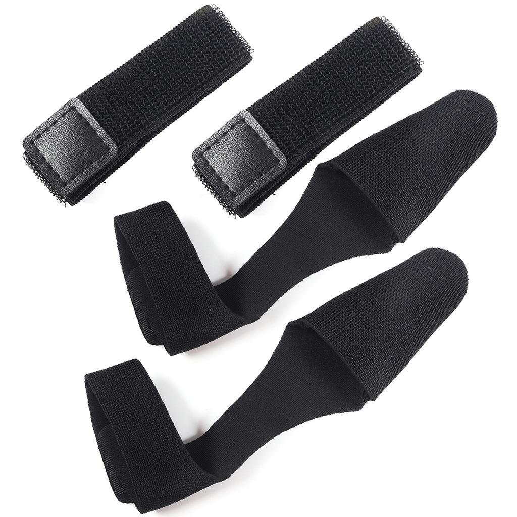 2pcs Fishing Rod Protector Cover and 2pcs Fishing Rod Tie Fastener Belt