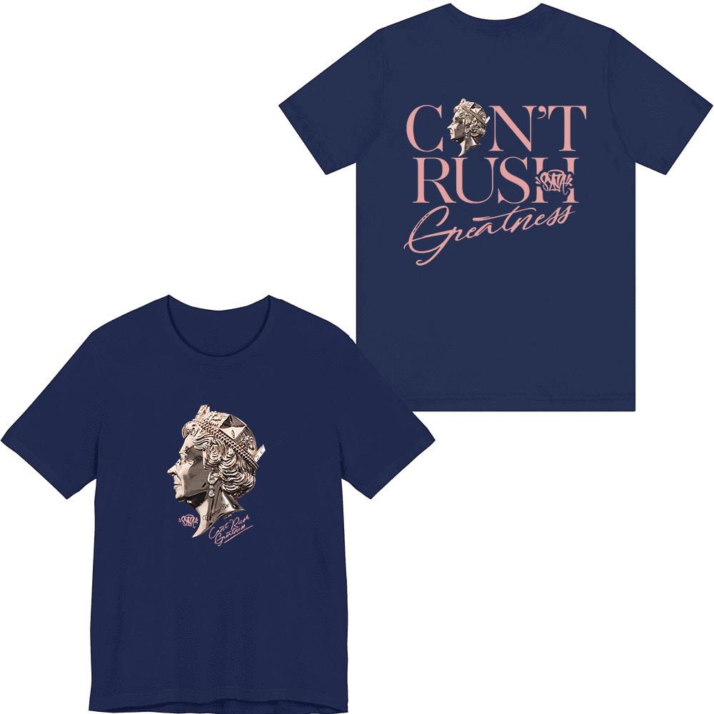 Central CEE Merch Can Not Rush Greatness Album Print Tshirts Fashion Unisex Women Summer Short Sleeve Tshirts Holiday Clothes