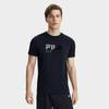 FILA Latte Girl 3.0 Athletics Vintage Logo Print Crew Neck Short Sleeve T-Shirt Men Tops Deep-Black A11M321104FBK