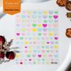 Cyansea Dopamine Heart Jelly Nail Art Stickers