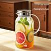 Green Apple GPH31-1 1.95L Heat-Resistant Glass Kettle & Pitcher
