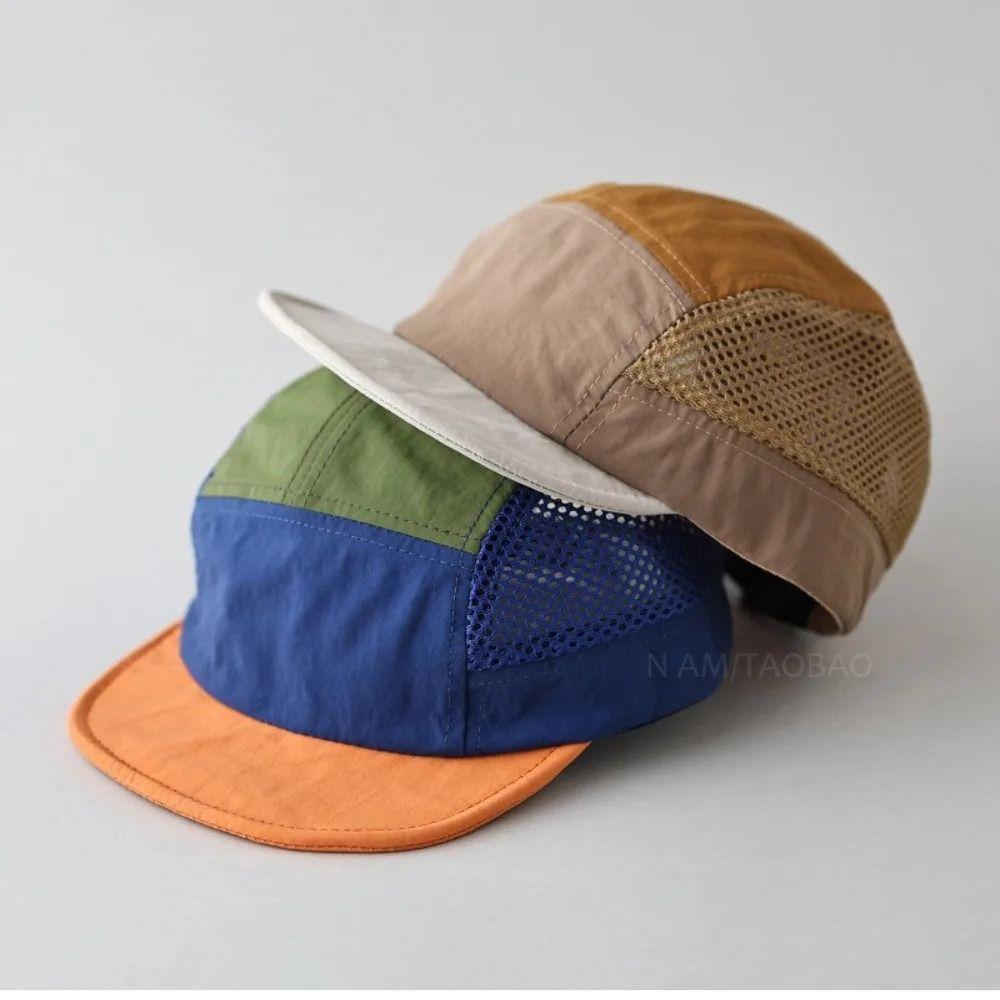 Quick Drying Mesh Baseball Cap UV Protection Color Splicing Hat Casual Sun Visor Cap  Sports Cap