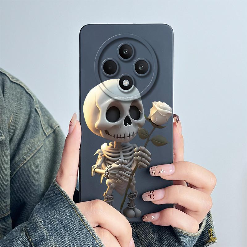 For OPPO Reno 12 F 4G Capa Reno12 FS Reno12 F 5G Phone Case Reno12F CPH2637 CPH2687 Back Cover Flower Painted Printed Soft Funda