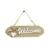 Decorative House Sign with Bow Knot Decor Letter Print Hanging Sign Versatile Door Welcome Sign Home Decoration