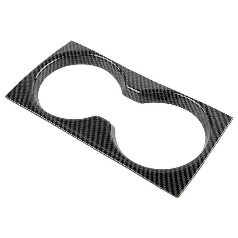 For Mazda 3 Axela 2019-2024 Carbon Fiber Center Console Water Cup Holder Panel