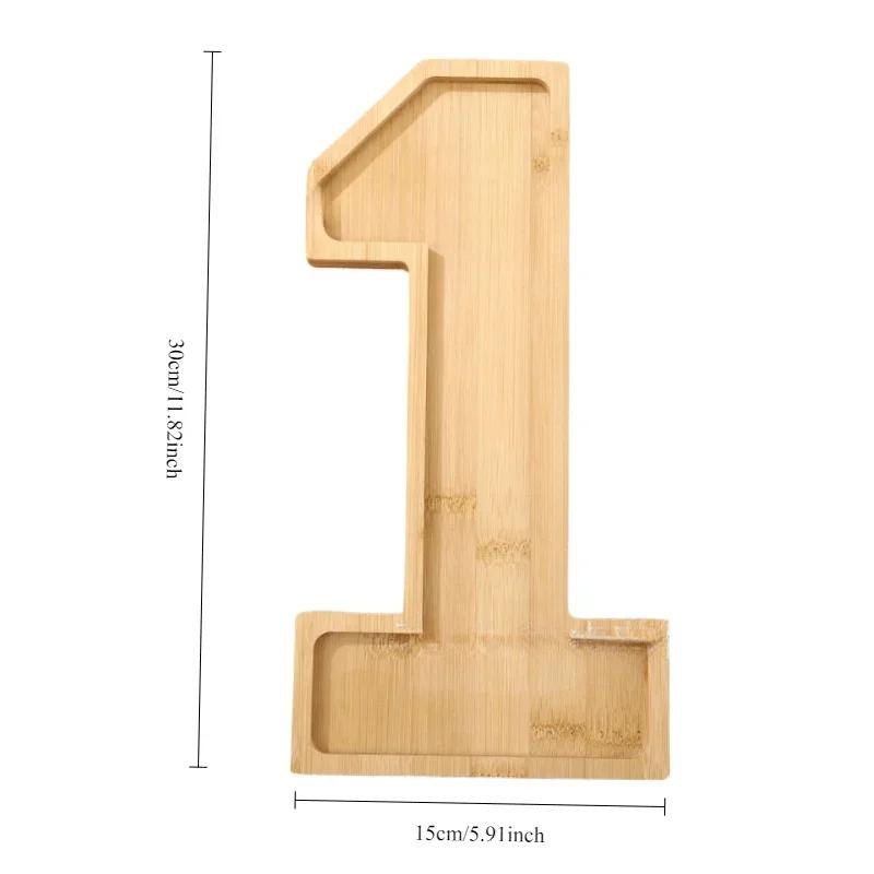 1 Pcs Digital Tray Fruit Cheese Platter Vegetable Food Plate Party Supplies Cooked Food Plate Home Decoration Crafts Xmas Gift