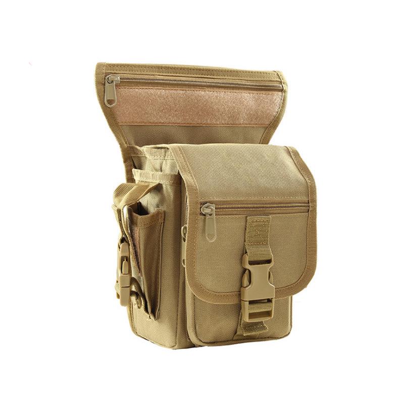 Men’s Outdoor Tactical Motorcycle Messenger & Cycling Leg Bag, Waterproof Waist Bag for Mobile Phone & Running Sports.