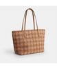 Coach City Tote Bag With Gingham Print Ces22 Imtn2