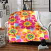 1pc Flower Pattern Blanket Warm, Cozy, And Soft, Suitable for Sofas, Beds, Cars, And Office Use.Perfect for Camping And Travel, Making It a Great Gift