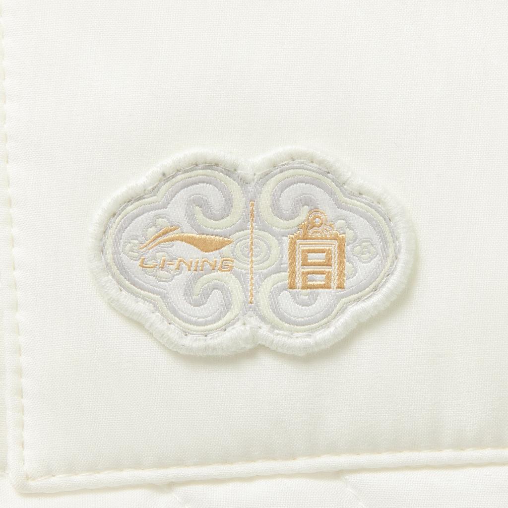 Li Ning Sports Lifestyle Series Pattern Embroidered Brand Logo Cotton Jacket Women Jacket AJMV206-5