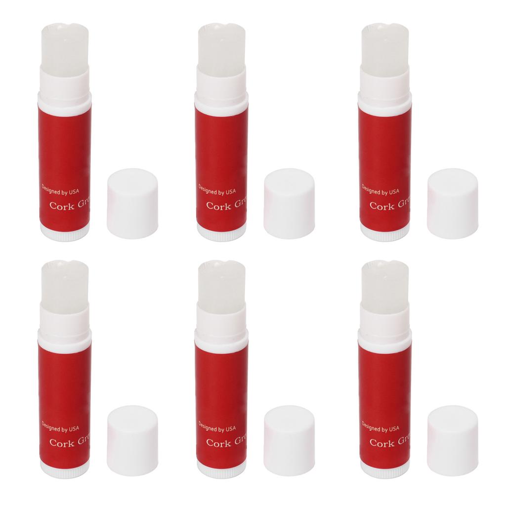 6Pcs Cork Grease Aromatic Reduce Wear Lubrication Effect Woodwind Instrument Cork Grease for