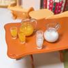 Resin Orange Juice Doll Accessories Drinks Jug Cup Miniature Accessories  Coffee