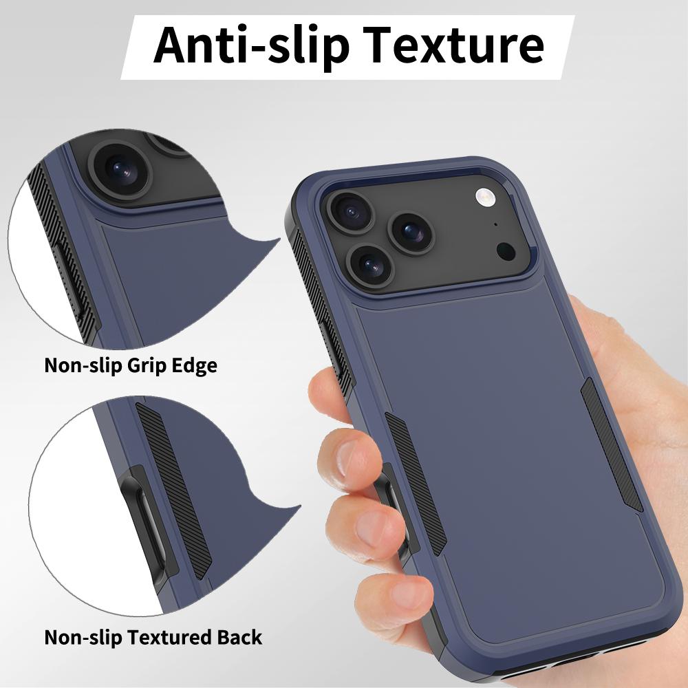 New TPU/PC Case for iPhone 17 Air iPhone17 16 Plus Pro Max 16e Shockproof Phone Cover Armor Shell Dual Layer Protection Funda Capa