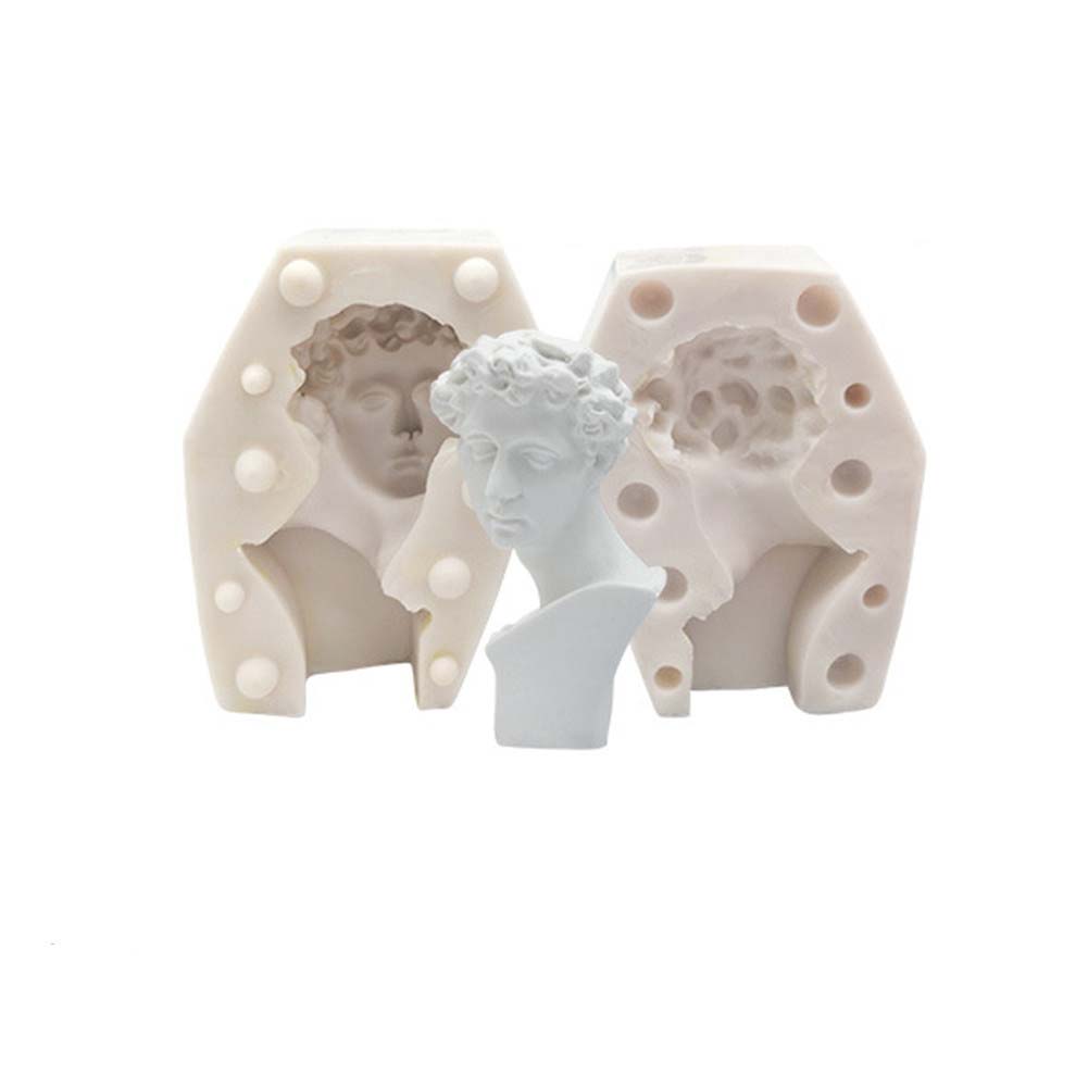 3d Bust Mold Portret Schiță Tencuială Silicon Mucegai pentru bricolaj