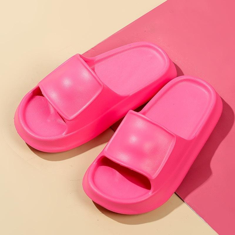 Summer Home Thick-soled Slippers Female Couple Bathroom Bathing Thick Soft Bottom Indoor Wear Sandals and Slippers for Women