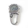 Top Mall Carabiner Watch Silver/Blue Camping Carabiner Hiking Watch Military Carabiner