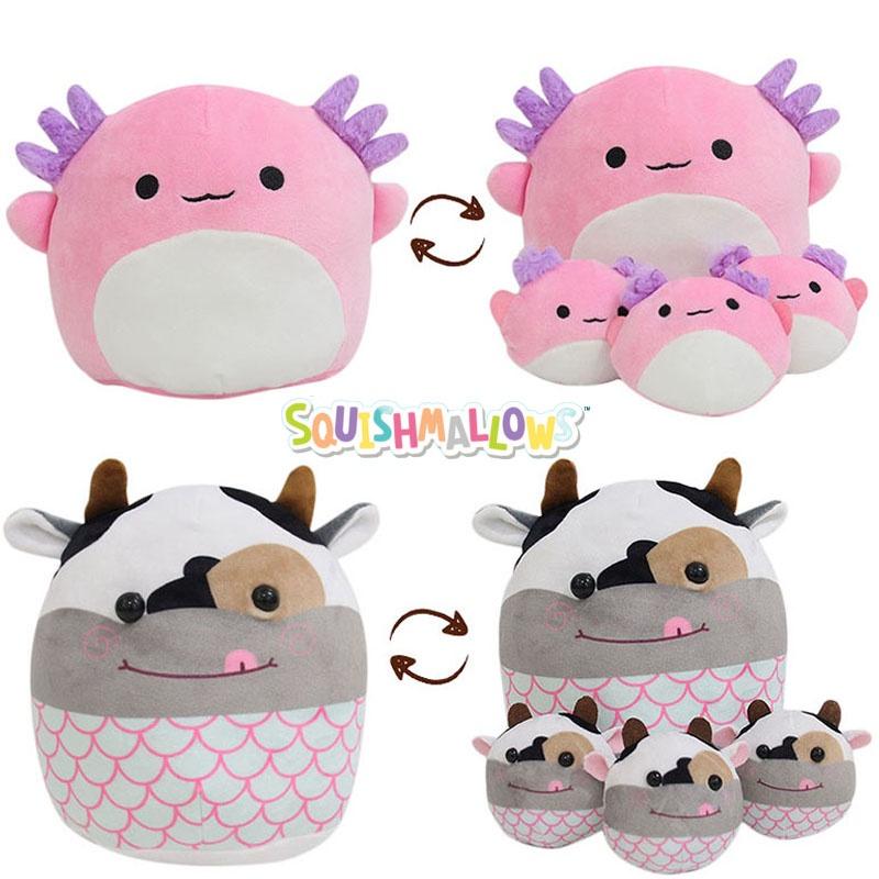Super Soft Squishmallow Axolotl Plush Toys Stuffed Animal Doll Kids Xmas Birthday Gift