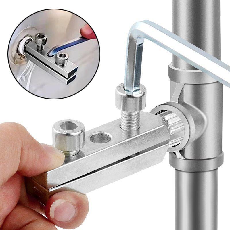 1Broken Faucet Removal Tool Broken Wate Pipe Extractor Tool Handle Stripped Screw Removal Tool Faucet Angle Valve Wire Extractor