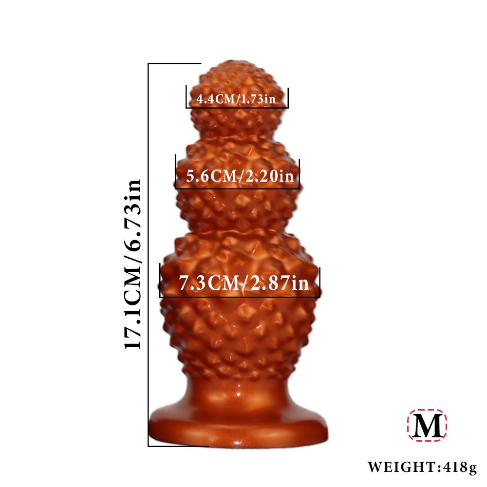 Liquid Silicone Soft Anal Plug - Flexible Butt Plug for Beginners, Gentle Stretching Trainer, Vaginal & Anal Stimulator, Adult Sex Toy
