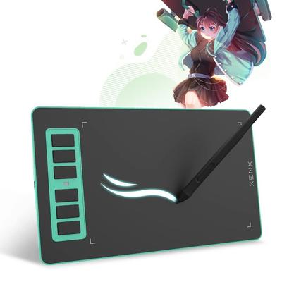 XENX P1 Graphics Drawing Tablet for MacOS and 6x4 with 6 Shortcut 8192 Pressure and a Free Pen for Digital Online and OSU Games (P1-640) Android,