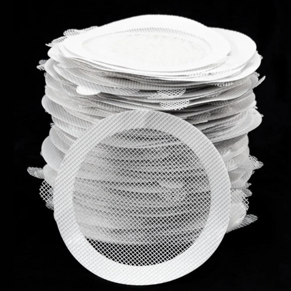10Pcs Anti-blocking Anti-blocking Filter Screen Self-Adhesive Waterproof Drain Stopper Cover Mesh Hair Catcher Bathroom