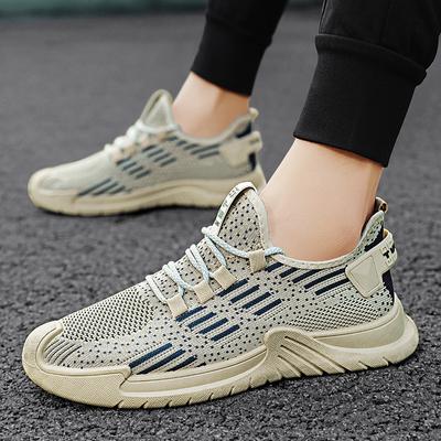 Frühling Neue Mesh-Schuhe Atmungsaktive Trendy Fashion Laufschuhe Dicke Sohle Herren Casual Sneaker