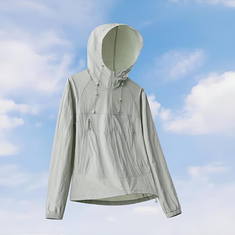Unisex Summer 2025 Hooded UV Protection Water-Repellent Lightweight Jacket