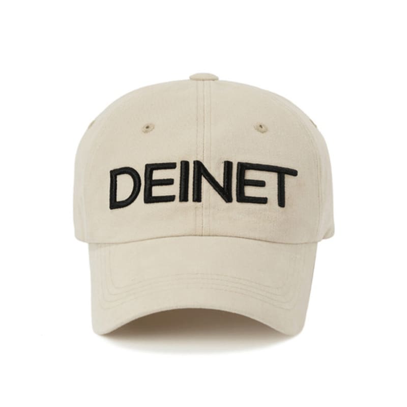 

DEINET DEINET LOGO CAP IN BEIGE FREE
