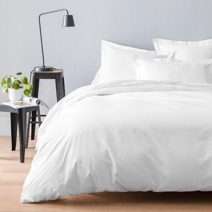 Taie d'oreiller - EDEN - 50 x 70 cm - Satin de coton lavé - 100% coton 105 fils