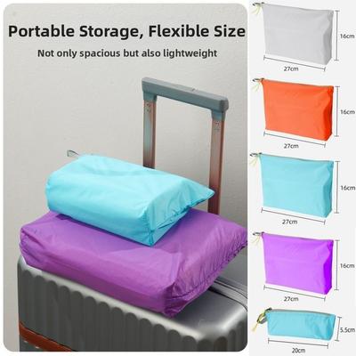 Portable Toiletry Bag Waterproof Polyester Clothing Zipper Storage Bag Cosmetic Travel Organizer