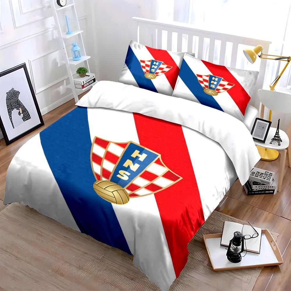 Checkerboard crest with stripes. Bedding sets Duvet cover sets Duvet covers Pillowcases(1 * Duvet Cover 2 * Pillowcases without duvet insert)