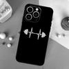 Bodybuilding Gym Fitness Phone Case For iPhone 17 Pro Max 16 13 12 11 14 15 Pro Max Plus Mini 16e 17 Air Back Cover