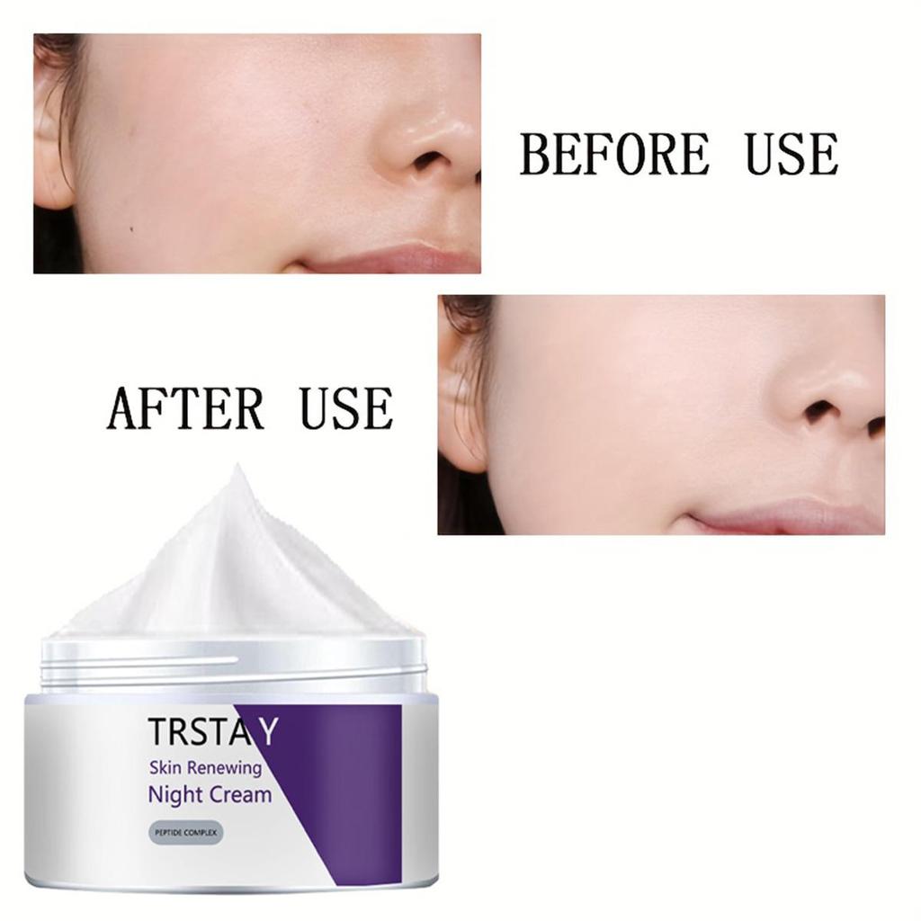 Skin Renewal Night Cream, Pentaester Complex, Whitening and Brightening Skin, Moisturizing and Moisturizing Moisturizing Cream