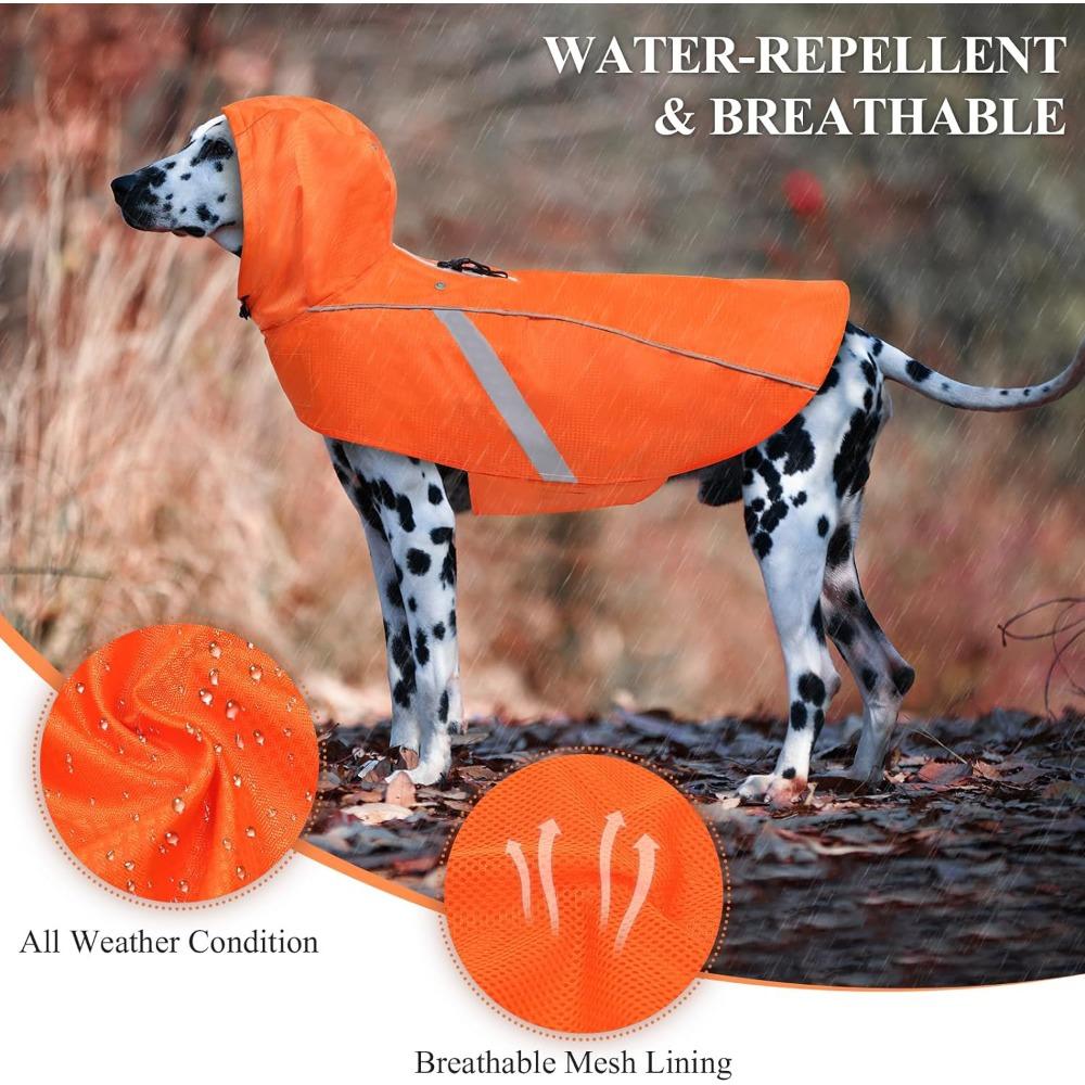 Head Fully Enclosed Raincoat Dog Raincoat Pet Raincoat Waterproof Dog Raincoat Large and Small Dog Raincoat