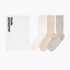 [3PACK] Women's Colored Rib Crew Socks_15 colors