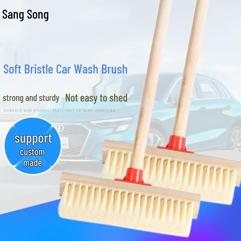 Soft Boar Bristle Car Wash and Dust Removal Brush