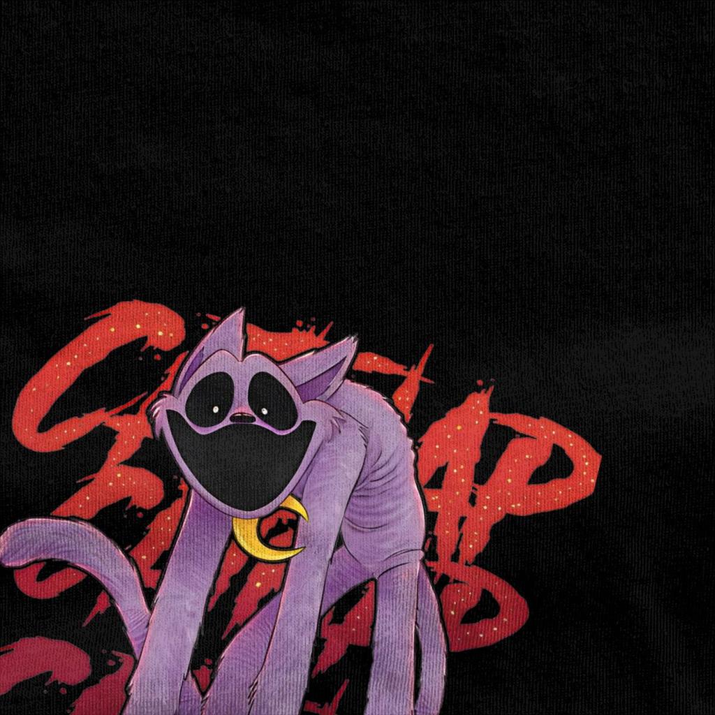 Herren Damen CATNAP MONSTERS Spiel Grafik T-Shirt Zeug Lustig Baumwolle T-Shirts T-Shirt Kleidung Sommer