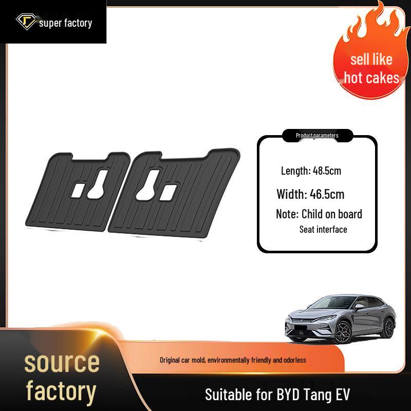 BYD Tang Car Trunk Mat & Backrest Pad: Waterproof, Wear-Resistant for Tang L, DMI, EV, DM Models