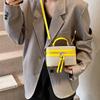 New Niche Design Box, Small Square Bag, Storage Bag, Contrasting Colors, Trendy Fashion, Portable Shoulder Messenger Bag, Women