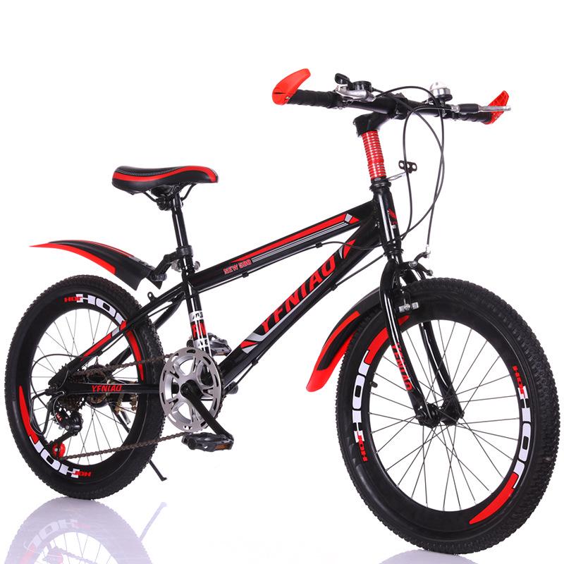 20-22 Inch Mountain Bike for Kids Aged 8-15 - Single/Variable Speed with Disc Brakes