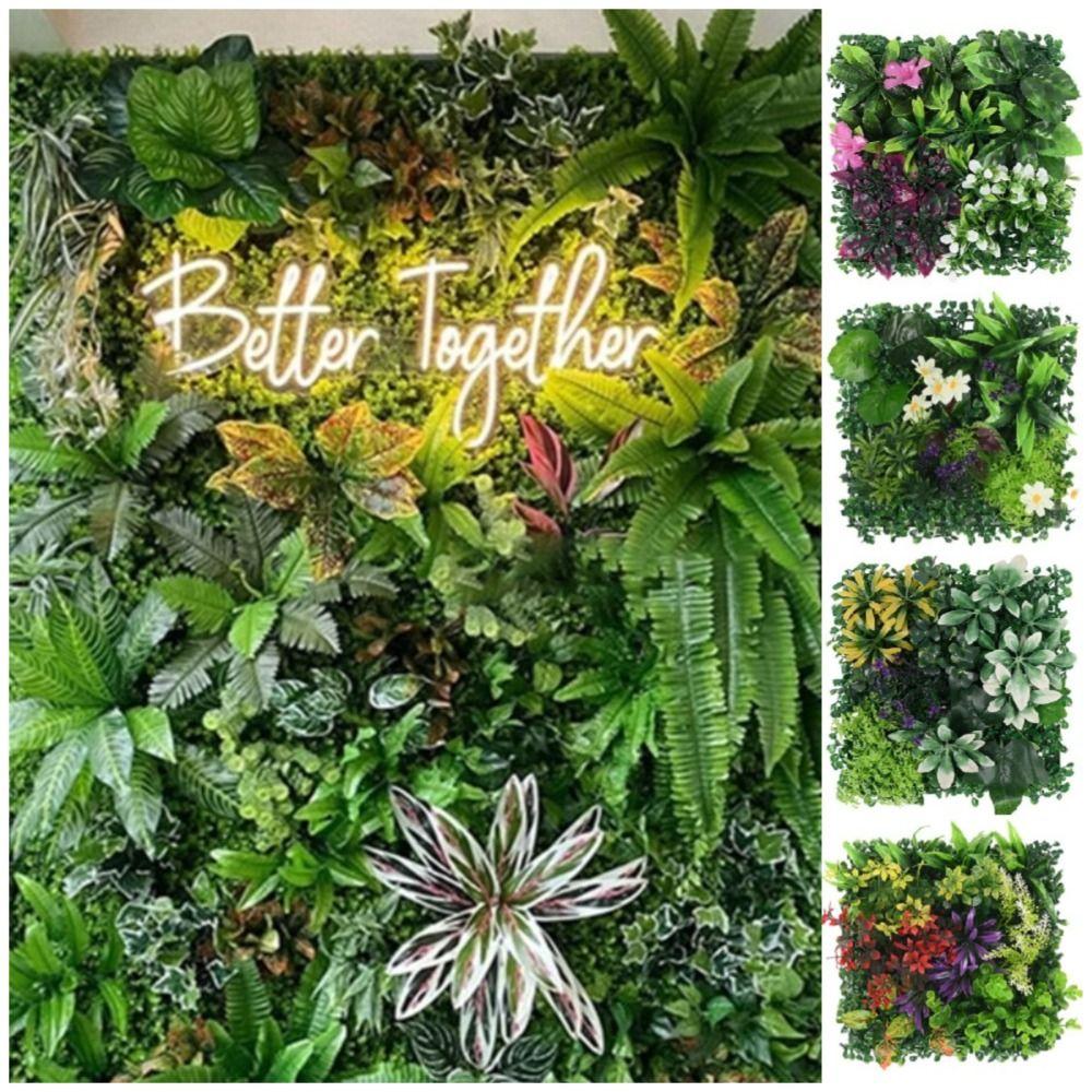 DIY Artificial Eucalyptus Carpet Eternal Life Simulation Maple Plant Sheet Wedding